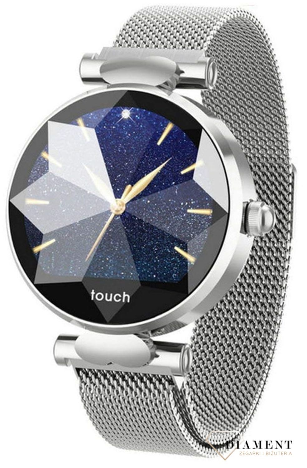 Smartwatch Garett Lisa srebrny, stalowy (4).jpg